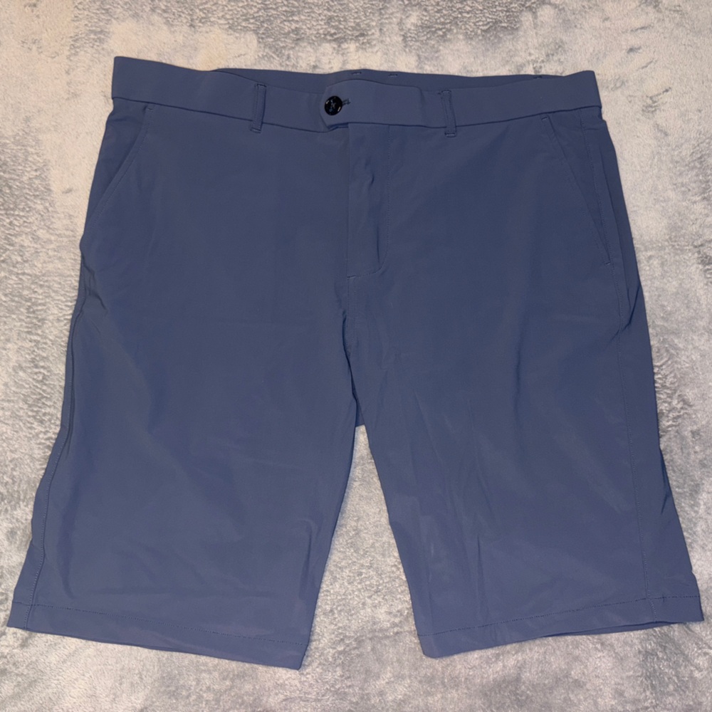 Classic Men's Greyish Blue Shorts